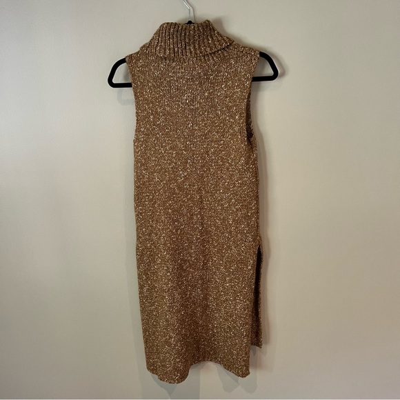 Anthropologie Turtleneck Sleeveless High Low Tunic Sweater | XS - Picture 9 of 10